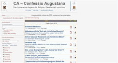 Desktop Screenshot of confessio-augustana.info